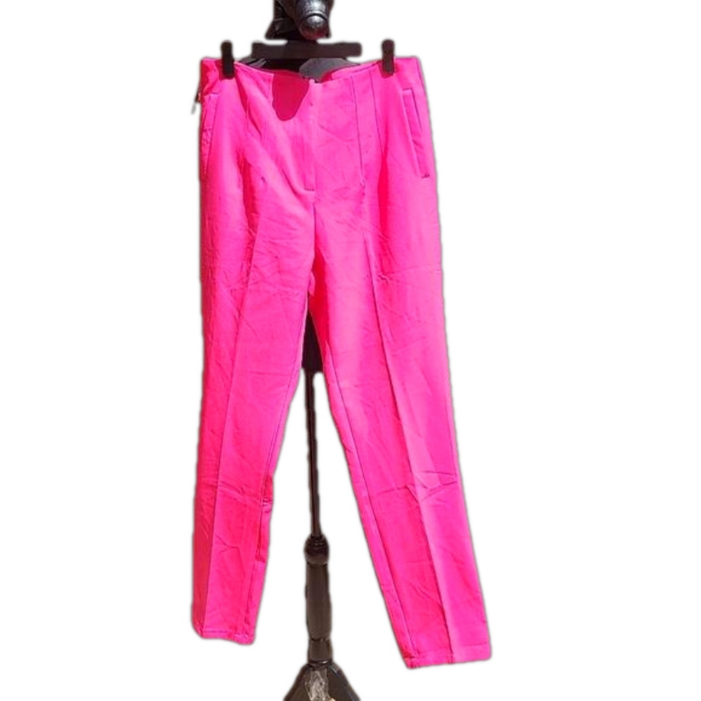 SHEIN hot pink trousers